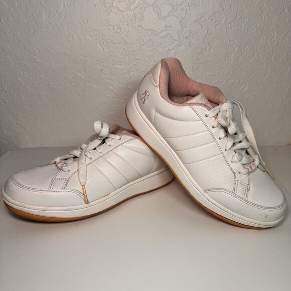 Reebok MLB Authentic Collection New York Yankees White/Pink 2-142952 Size 8.5 - Picture 2 of 12